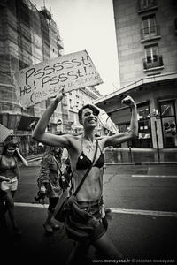 Lâcher de Salopes dans les rues de Paris : SlutWalk