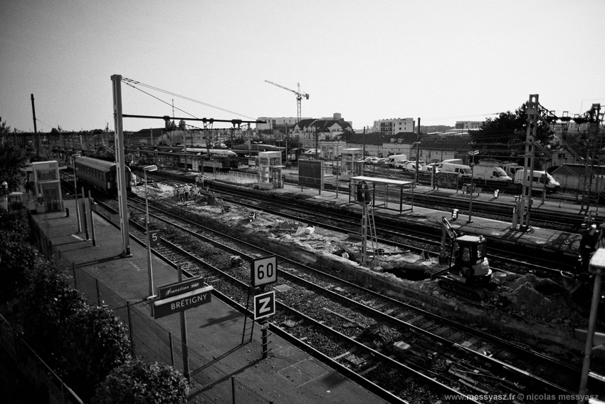 Pied de grue et quai du chaos