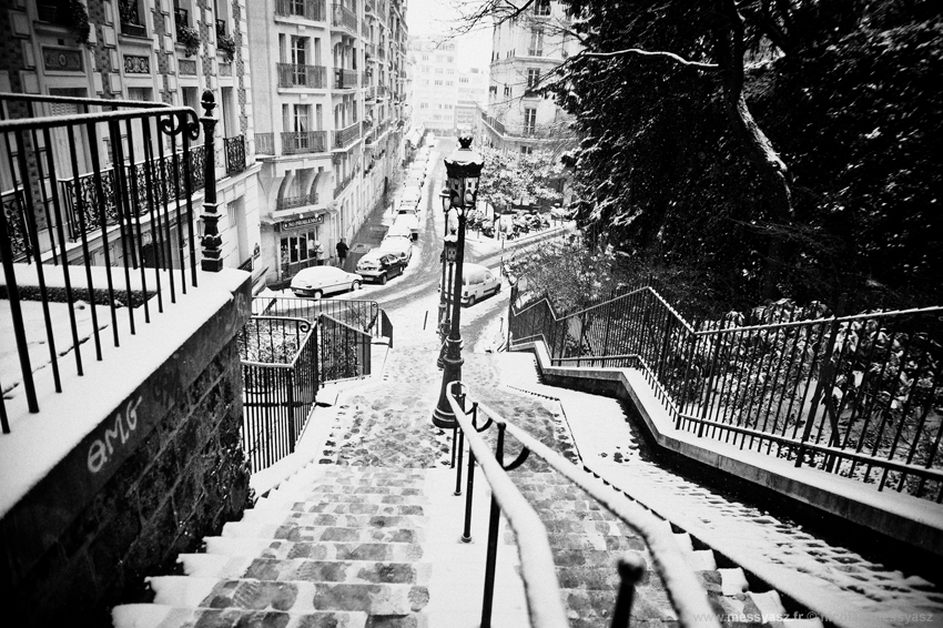 La remontée non-mécanique de Montmartre