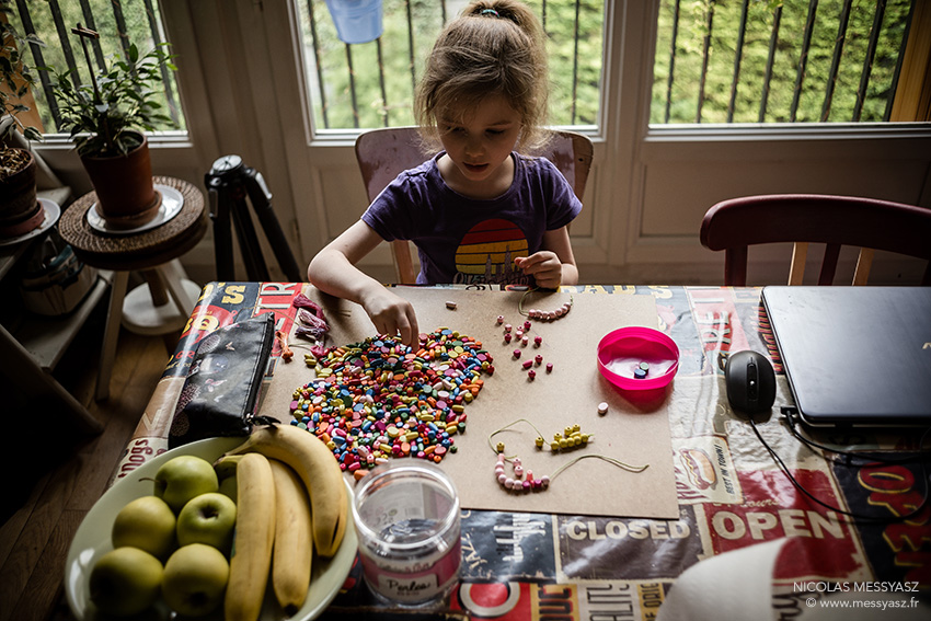 Tu sais Papa, c'est ça ou un collier de nouilles, non?